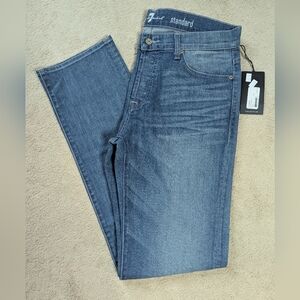 7 For All Mankind Classic Standard Blue Jeans
